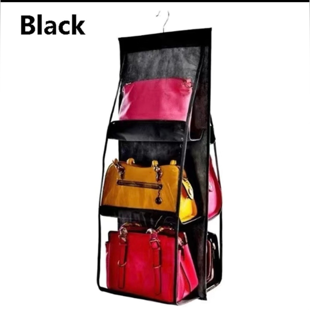 8x HOST PICK Hanging Hook Handbag/Purse Organizer holds 6 handbags